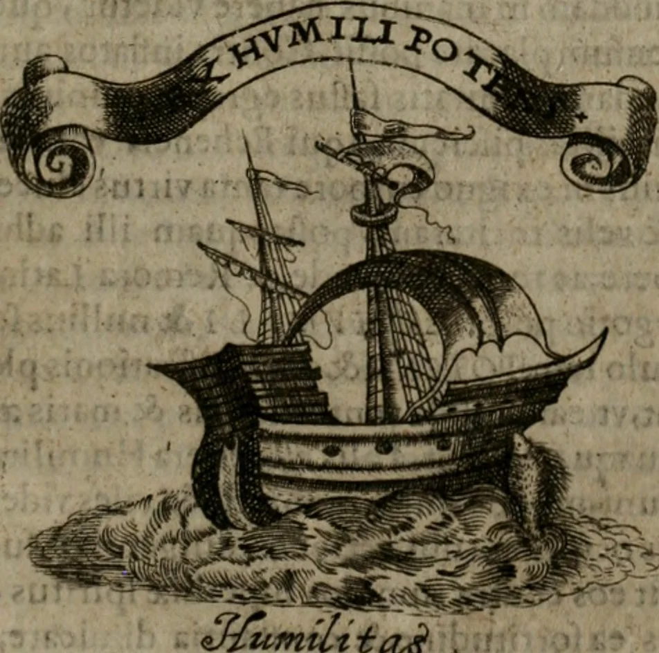 An illustration from Symbolica vitae Christi meditatio, 1612, leaf 34