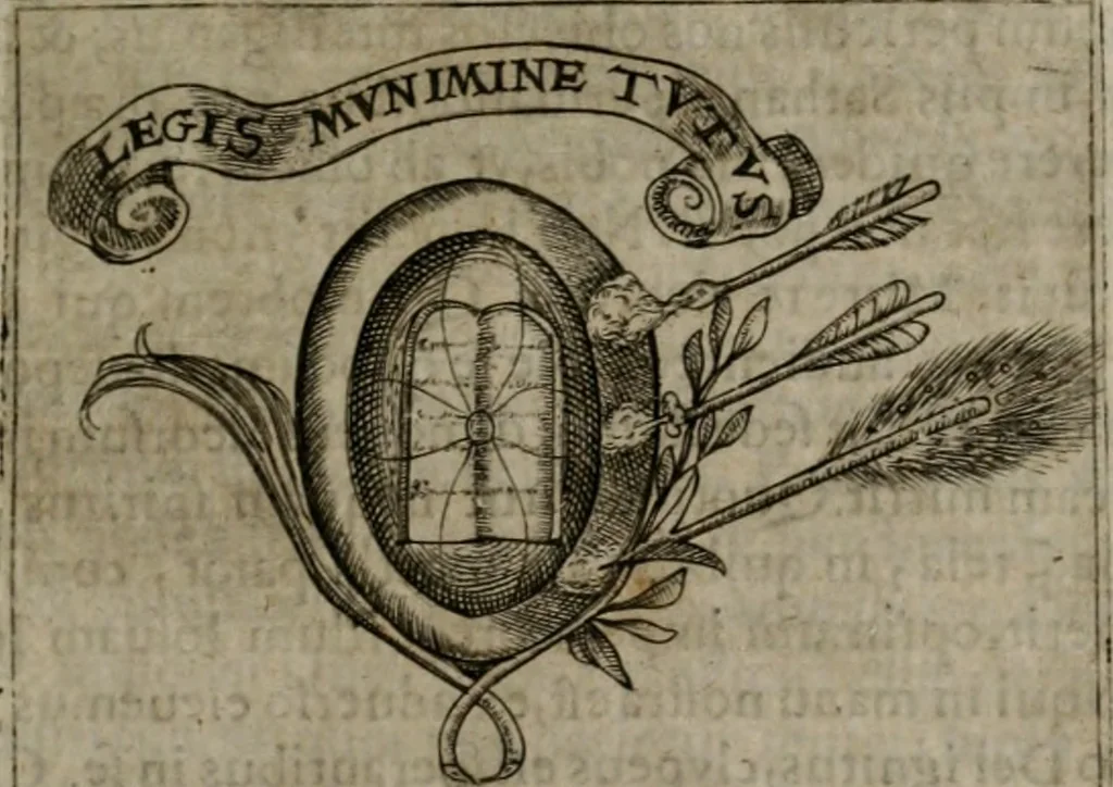 An illustration from Symbolica vitae Christi meditatio, 1612, leaf 42
