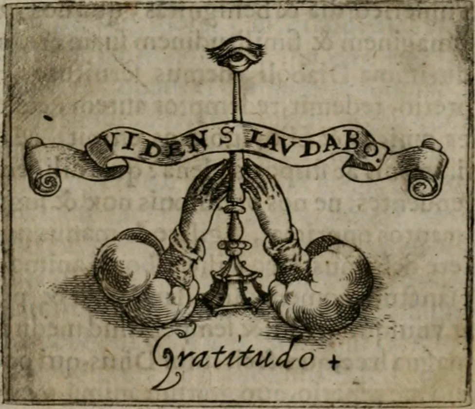 An illustration from Symbolica vitae Christi meditatio, 1612, leaf 46