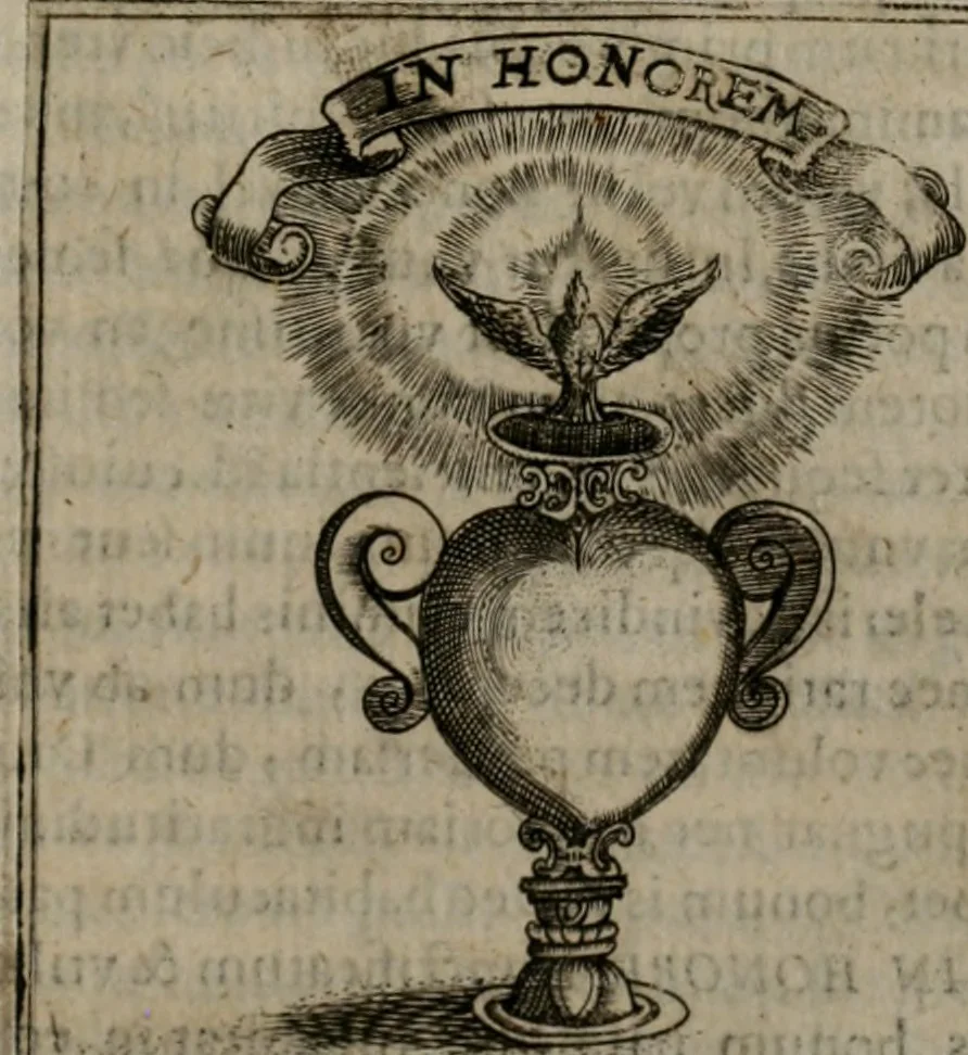 An illustration from Symbolica vitae Christi meditatio, 1612, leaf 50