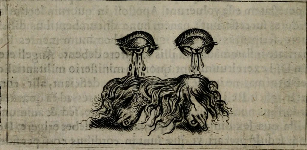 An illustration from Symbolica vitae Christi meditatio, 1612, leaf 57
