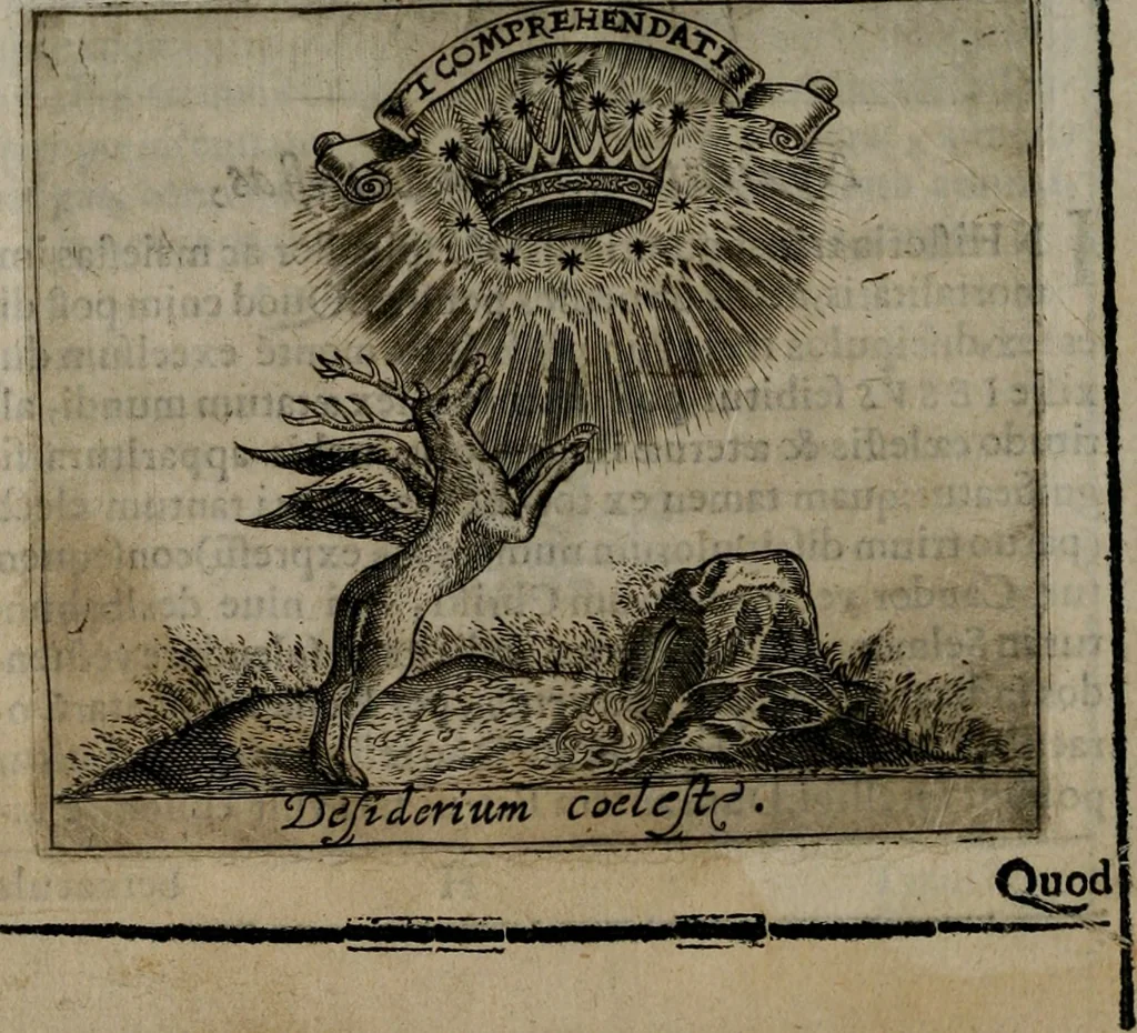 An illustration from Symbolica vitae Christi meditatio, 1612, leaf 63