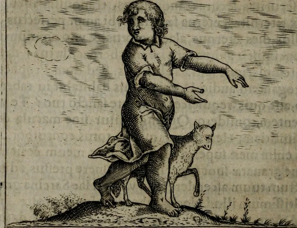An illustration from Symbolica vitae Christi meditatio, 1612, leaf 67