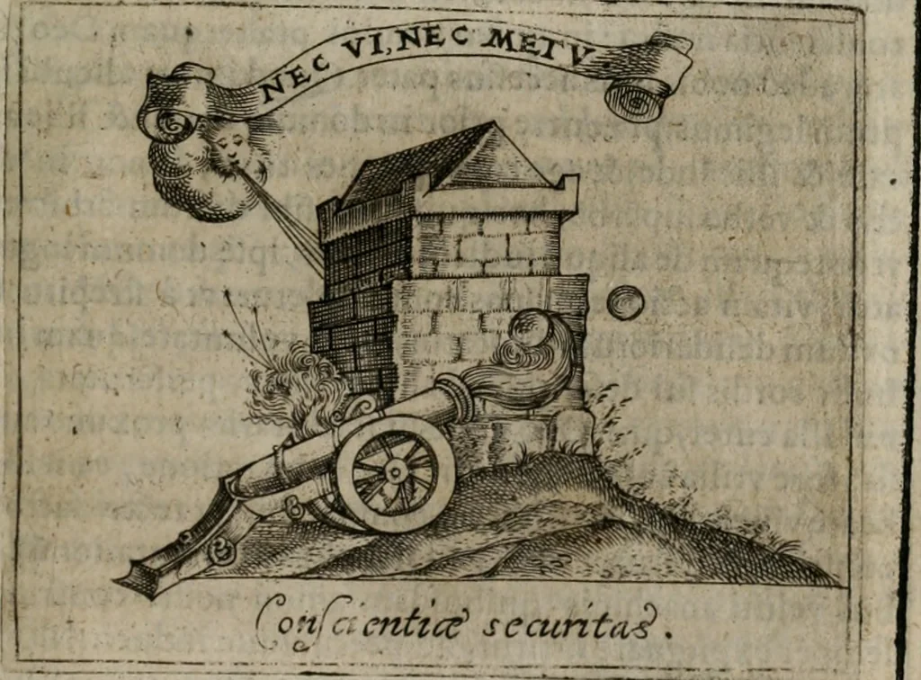 An illustration from Symbolica vitae Christi meditatio, 1612, leaf 72