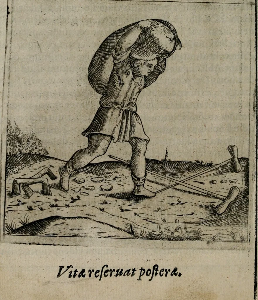 An illustration from Symbolica vitae Christi meditatio, 1612, leaf 75