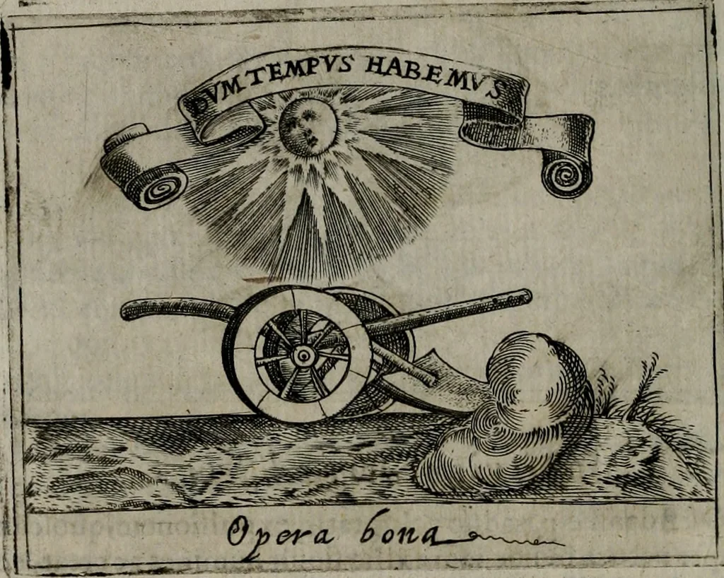 An illustration from Symbolica vitae Christi meditatio, 1612, leaf 81