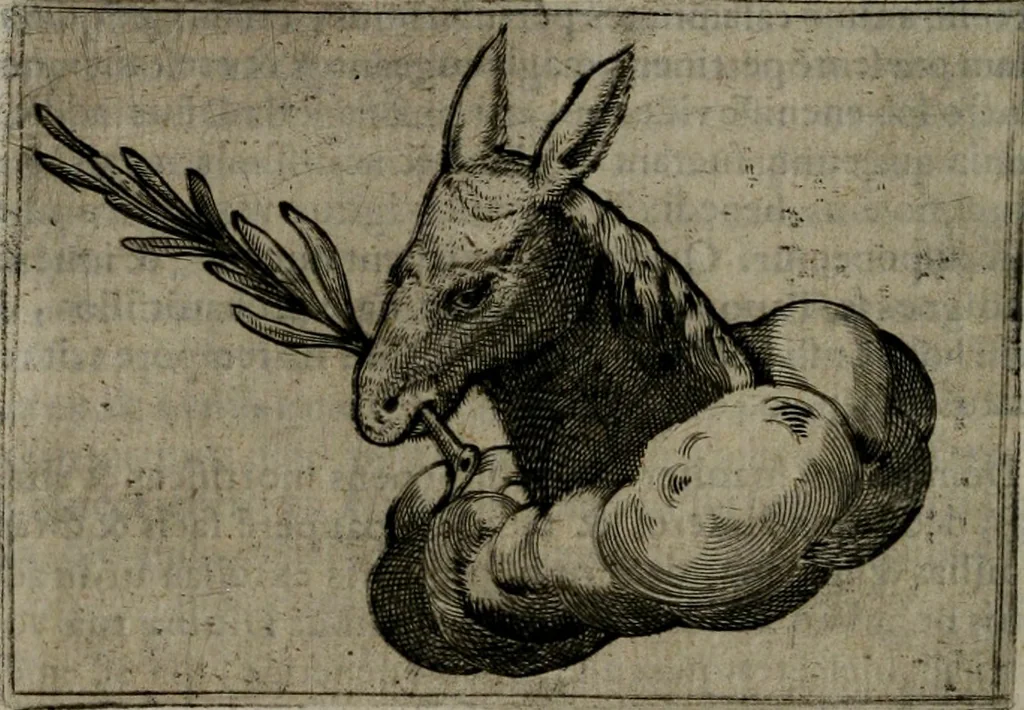 An illustration from Symbolica vitae Christi meditatio, 1612, leaf 89