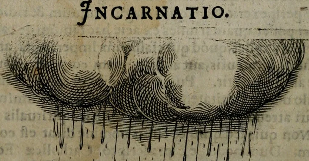 An illustration from Symbolica vitae Christi meditatio, 1612, leaf 9