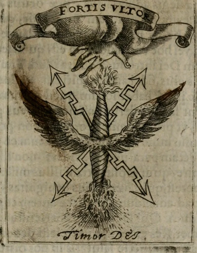 An illustration from Symbolica vitae Christi meditatio, 1612, leaf 96