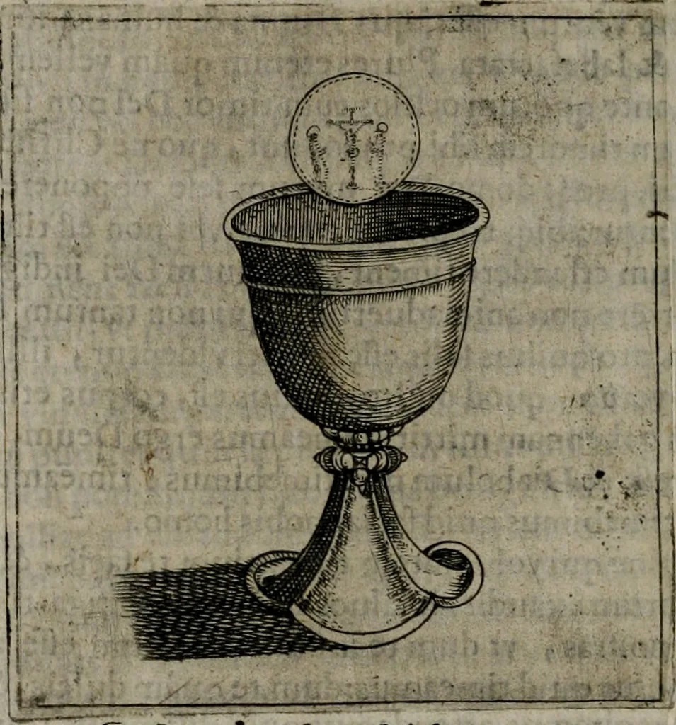 An illustration from Symbolica vitae Christi meditatio, 1612, leaf 99