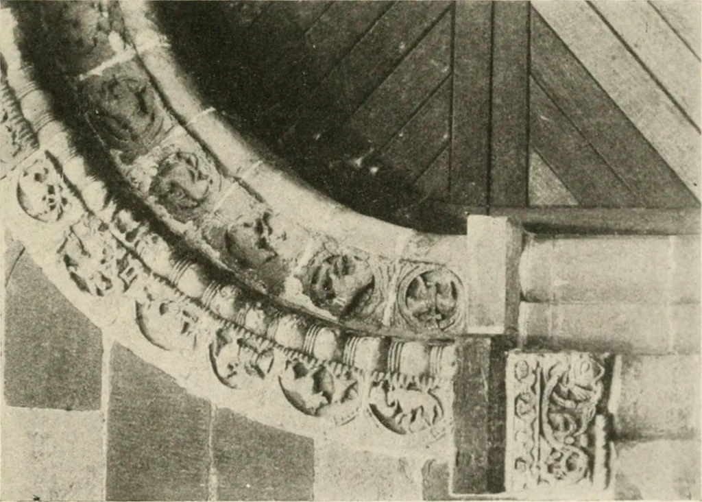 An illustration from Symbolism of animals and birds represented in English church architecture, 1913, leaf 102