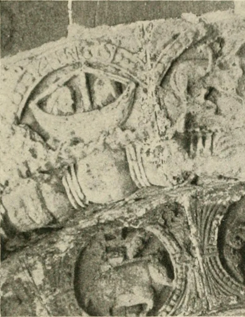 An illustration from Symbolism of animals and birds represented in English church architecture, 1913, leaf 106