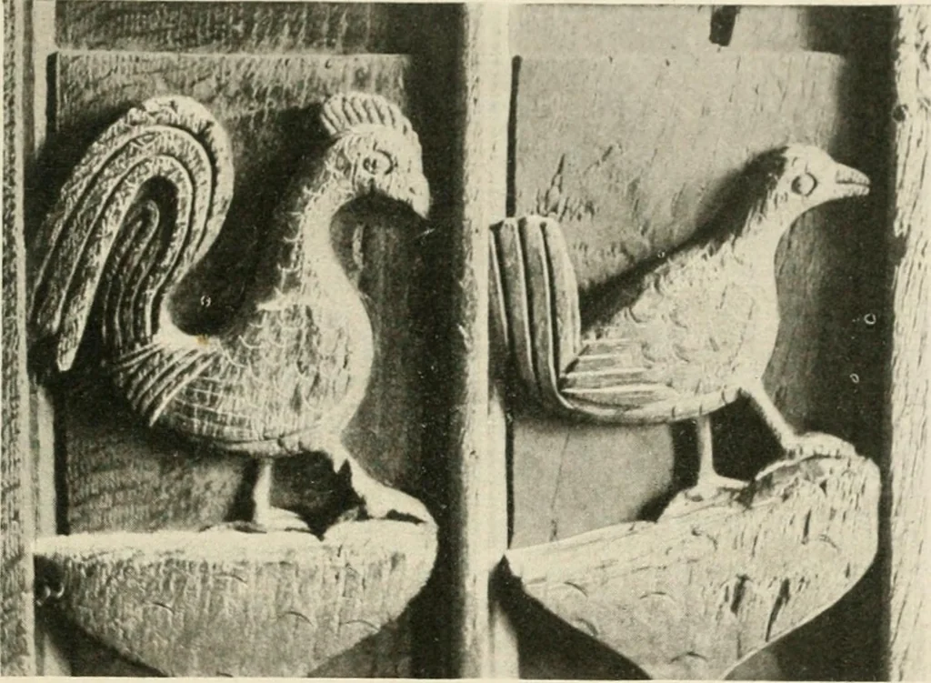 An illustration from Symbolism of animals and birds represented in English church architecture, 1913, leaf 126