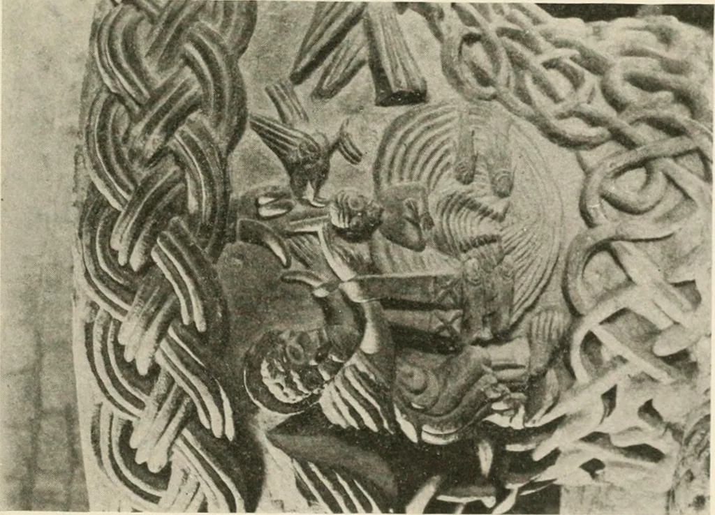 An illustration from Symbolism of animals and birds represented in English church architecture, 1913, leaf 130