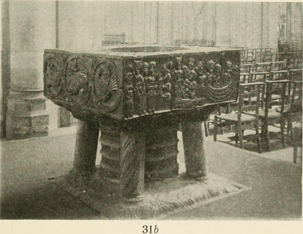 An illustration from Symbolism of animals and birds represented in English church architecture, 1913, leaf 134
