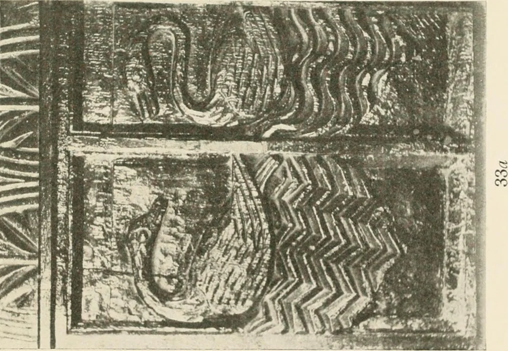An illustration from Symbolism of animals and birds represented in English church architecture, 1913, leaf 142