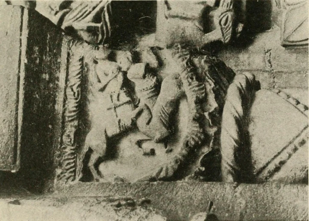 An illustration from Symbolism of animals and birds represented in English church architecture, 1913, leaf 150