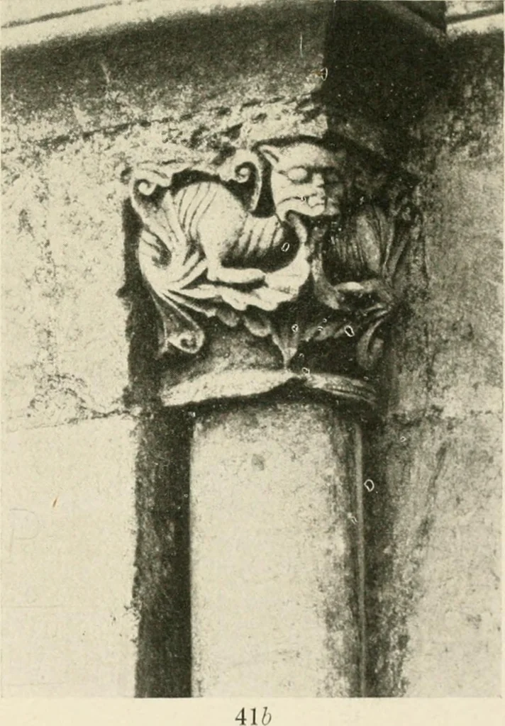 An illustration from Symbolism of animals and birds represented in English church architecture, 1913, leaf 174