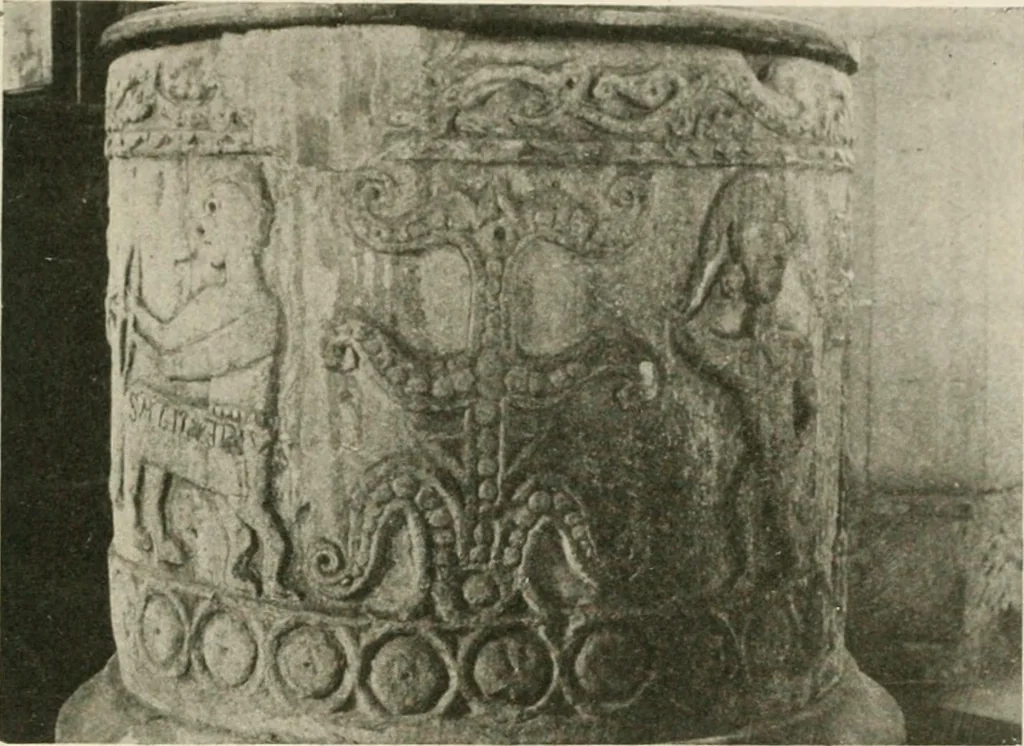 An illustration from Symbolism of animals and birds represented in English church architecture, 1913, leaf 186
