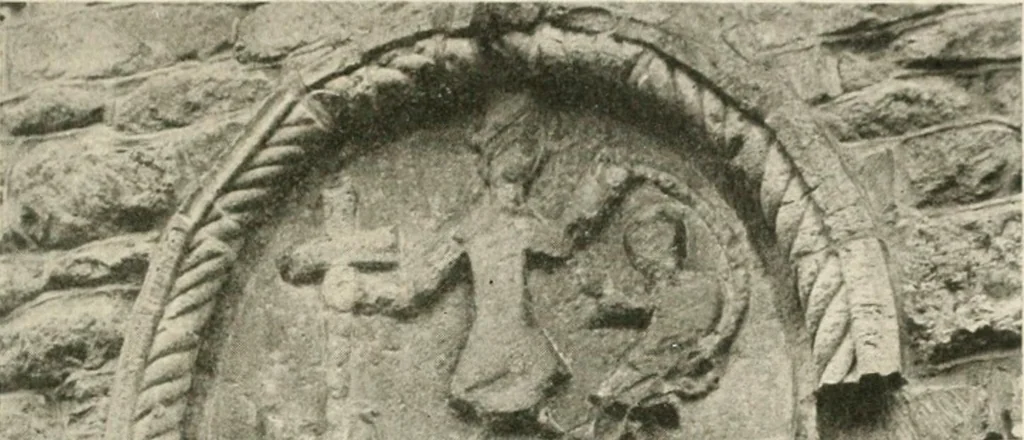 An illustration from Symbolism of animals and birds represented in English church architecture, 1913, leaf 190