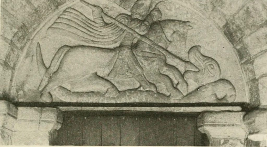 An illustration from Symbolism of animals and birds represented in English church architecture, 1913, leaf 198