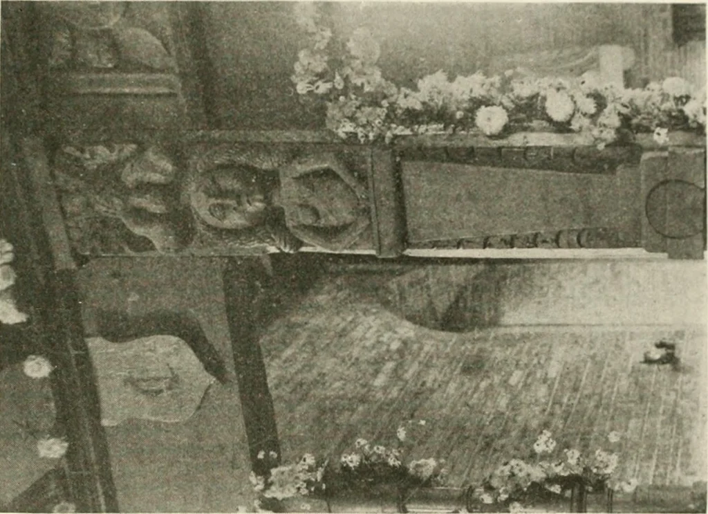 An illustration from Symbolism of animals and birds represented in English church architecture, 1913, leaf 206