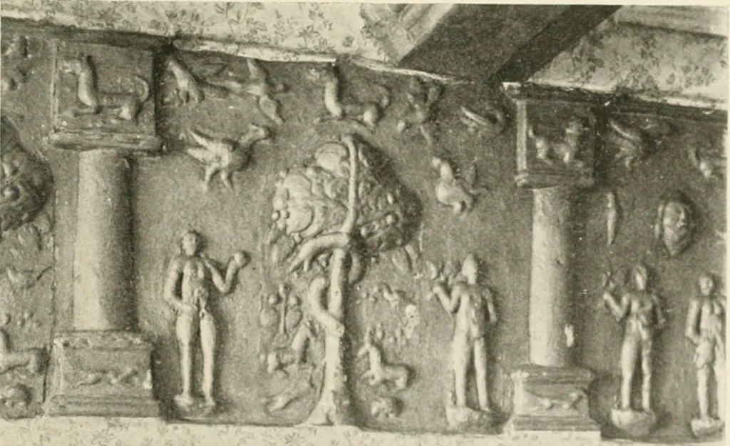 An illustration from Symbolism of animals and birds represented in English church architecture, 1913, leaf 210