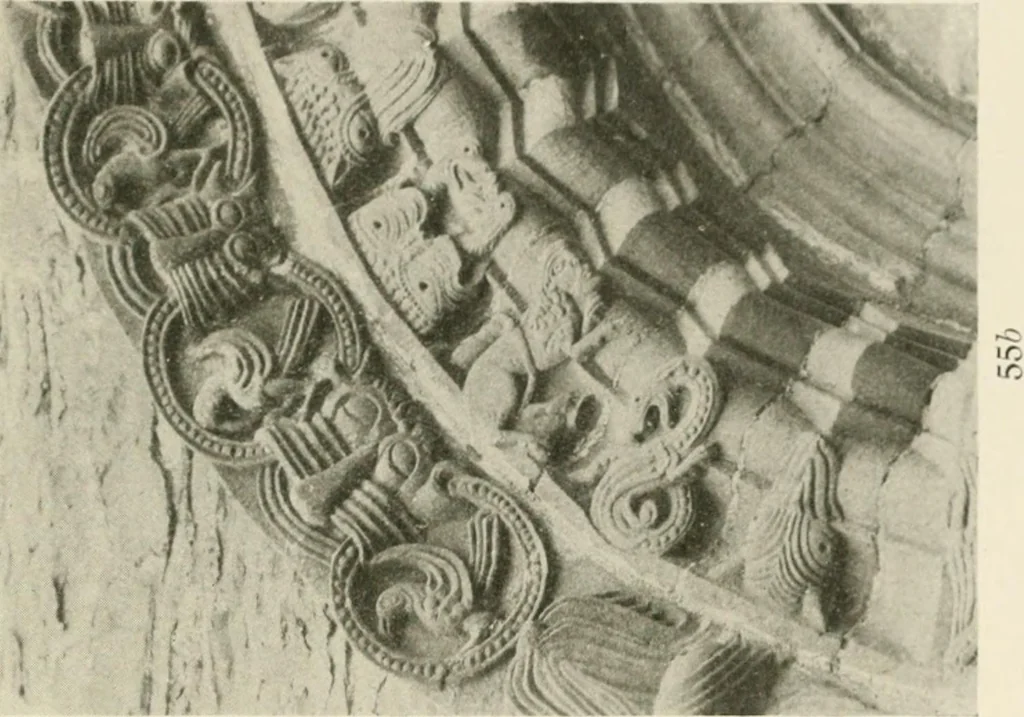 An illustration from Symbolism of animals and birds represented in English church architecture, 1913, leaf 222
