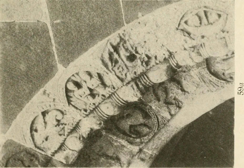 An illustration from Symbolism of animals and birds represented in English church architecture, 1913, leaf 234