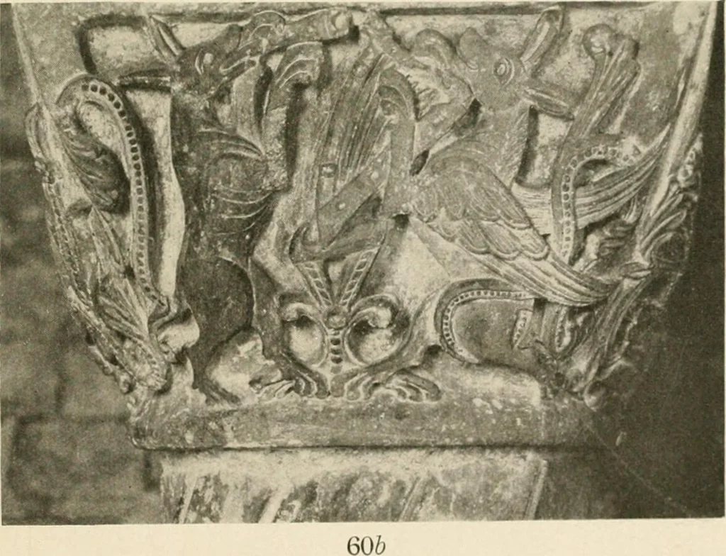 An illustration from Symbolism of animals and birds represented in English church architecture, 1913, leaf 238