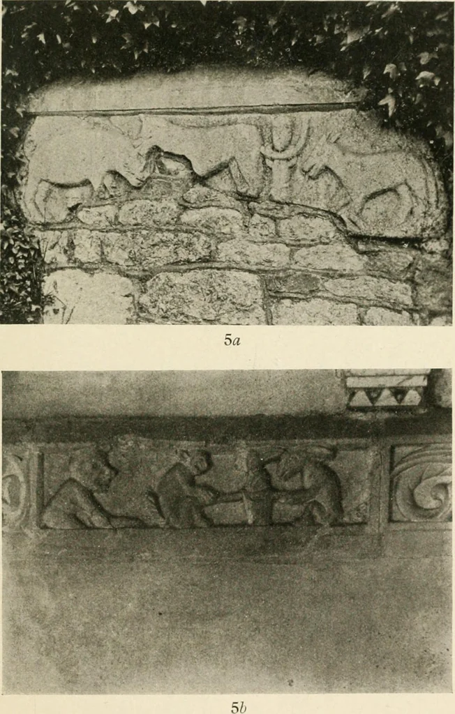 An illustration from Symbolism of animals and birds represented in English church architecture, 1913, leaf 30