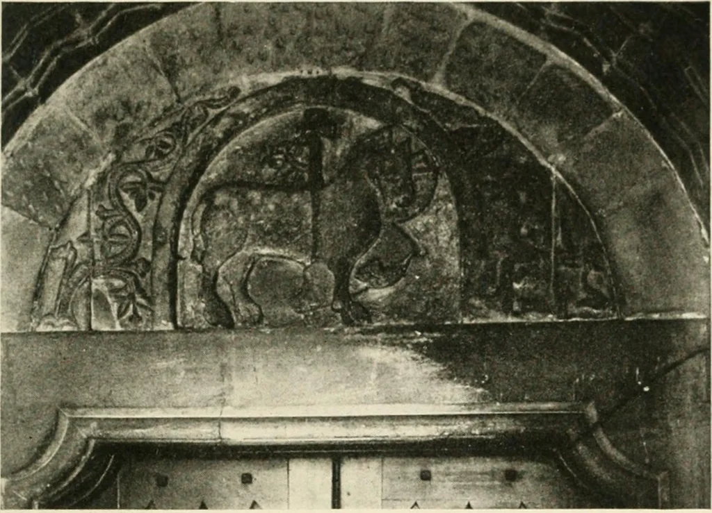 An illustration from Symbolism of animals and birds represented in English church architecture, 1913, leaf 58