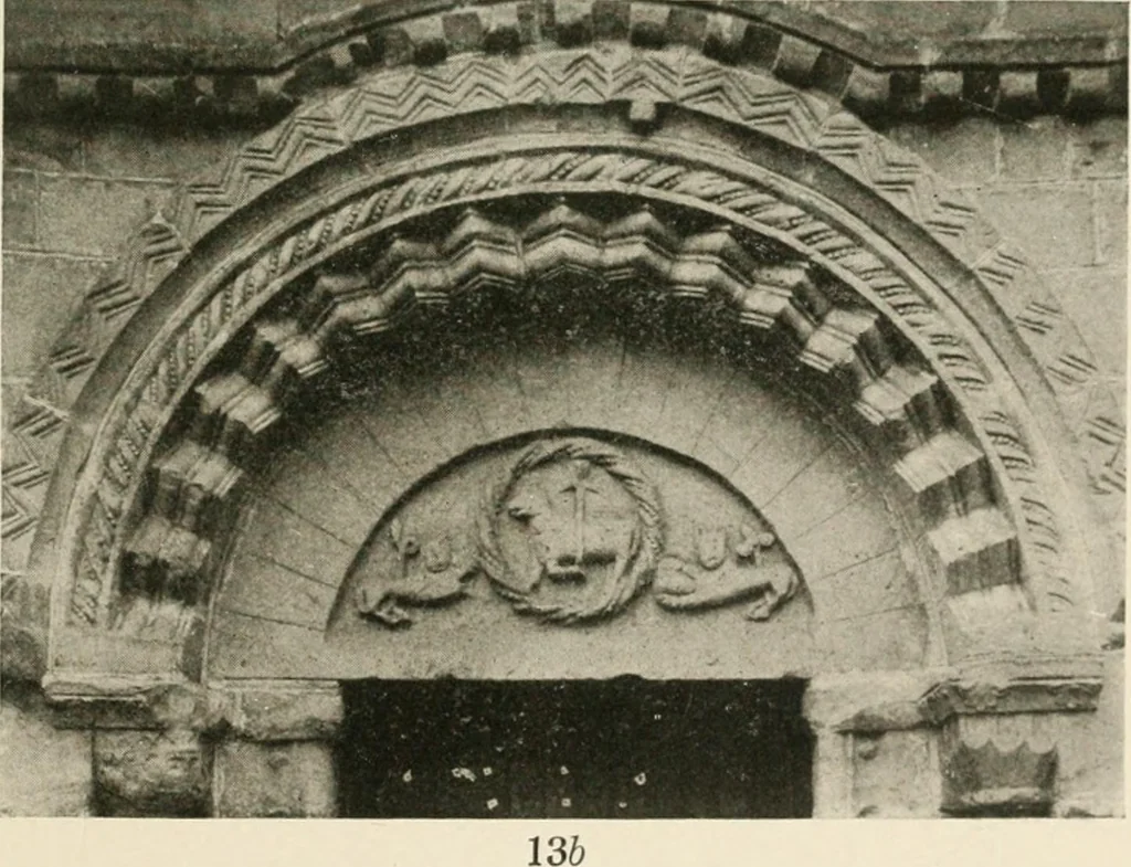An illustration from Symbolism of animals and birds represented in English church architecture, 1913, leaf 62