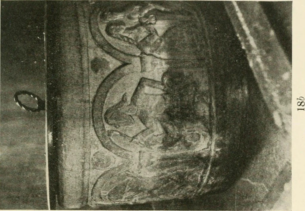 An illustration from Symbolism of animals and birds represented in English church architecture, 1913, leaf 82