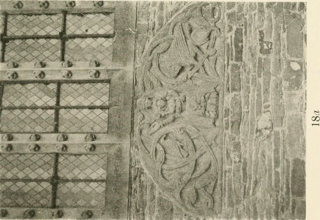 An illustration from Symbolism of animals and birds represented in English church architecture, 1913, leaf 82