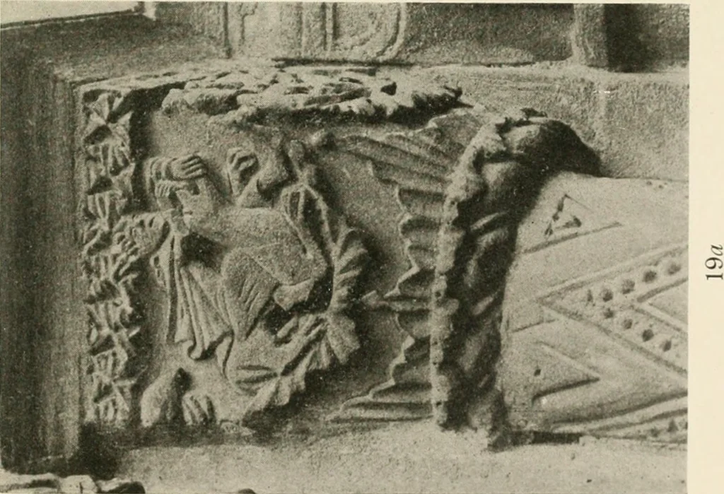 An illustration from Symbolism of animals and birds represented in English church architecture, 1913, leaf 86