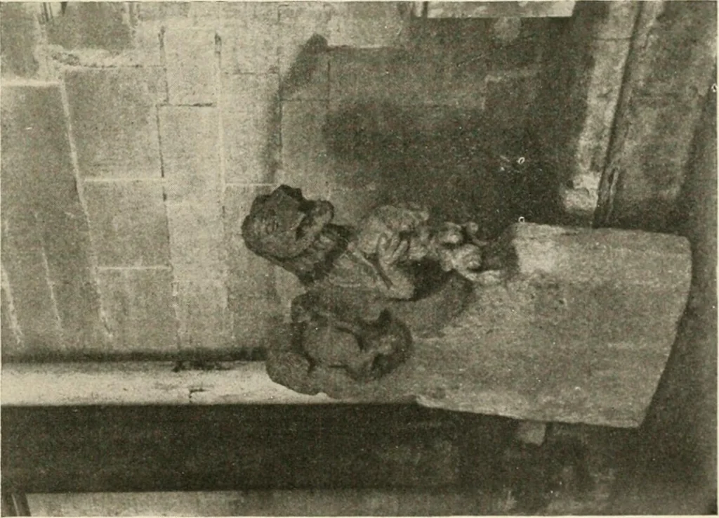 An illustration from Symbolism of animals and birds represented in English church architecture, 1913, leaf 90