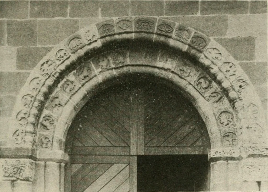 An illustration from Symbolism of animals and birds represented in English church architecture, 1913, leaf 98