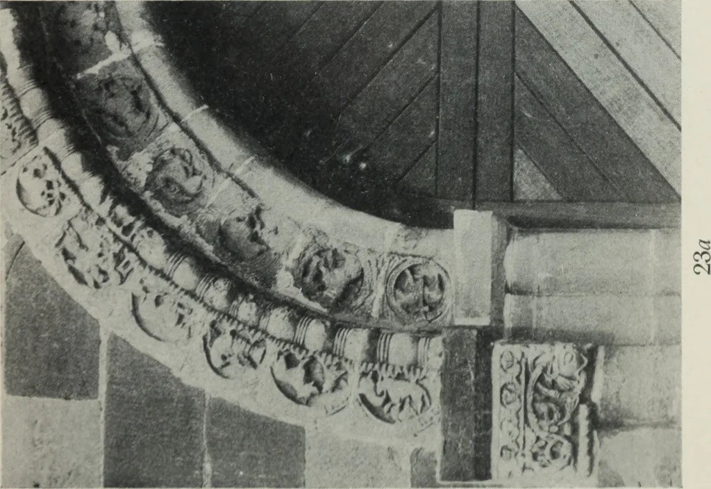 An illustration from Symbolism of animals and birds represented in English architecture, 1913, leaf 102