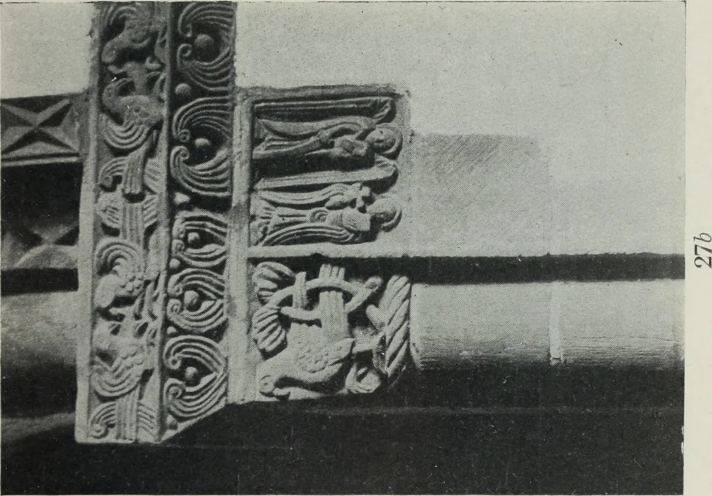 An illustration from Symbolism of animals and birds represented in English architecture, 1913, leaf 118