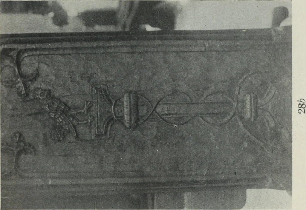 An illustration from Symbolism of animals and birds represented in English architecture, 1913, leaf 122