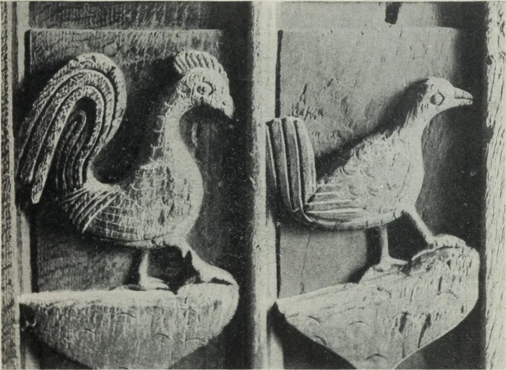 An illustration from Symbolism of animals and birds represented in English architecture, 1913, leaf 126