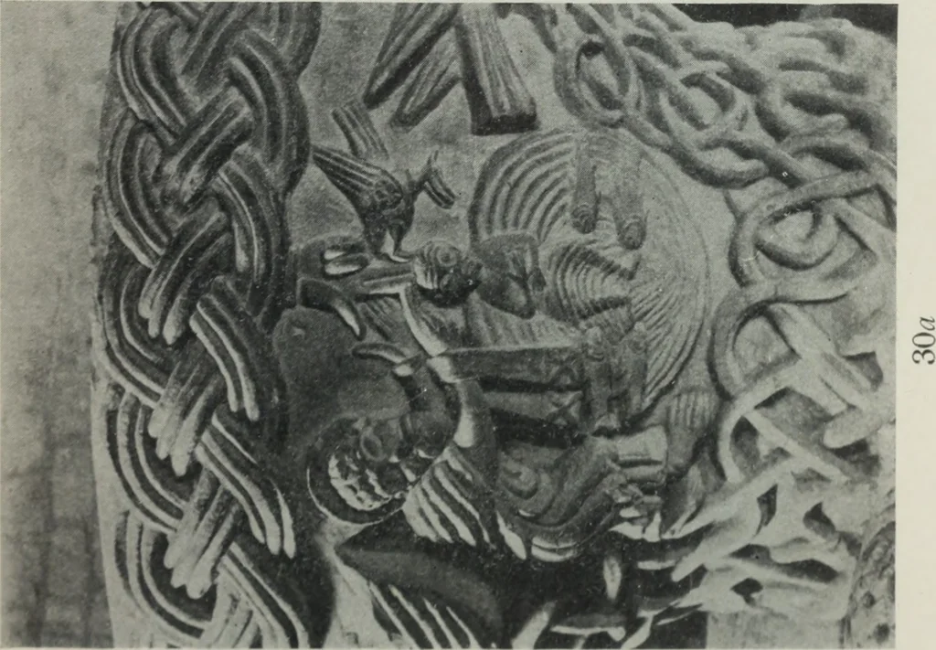 An illustration from Symbolism of animals and birds represented in English architecture, 1913, leaf 130