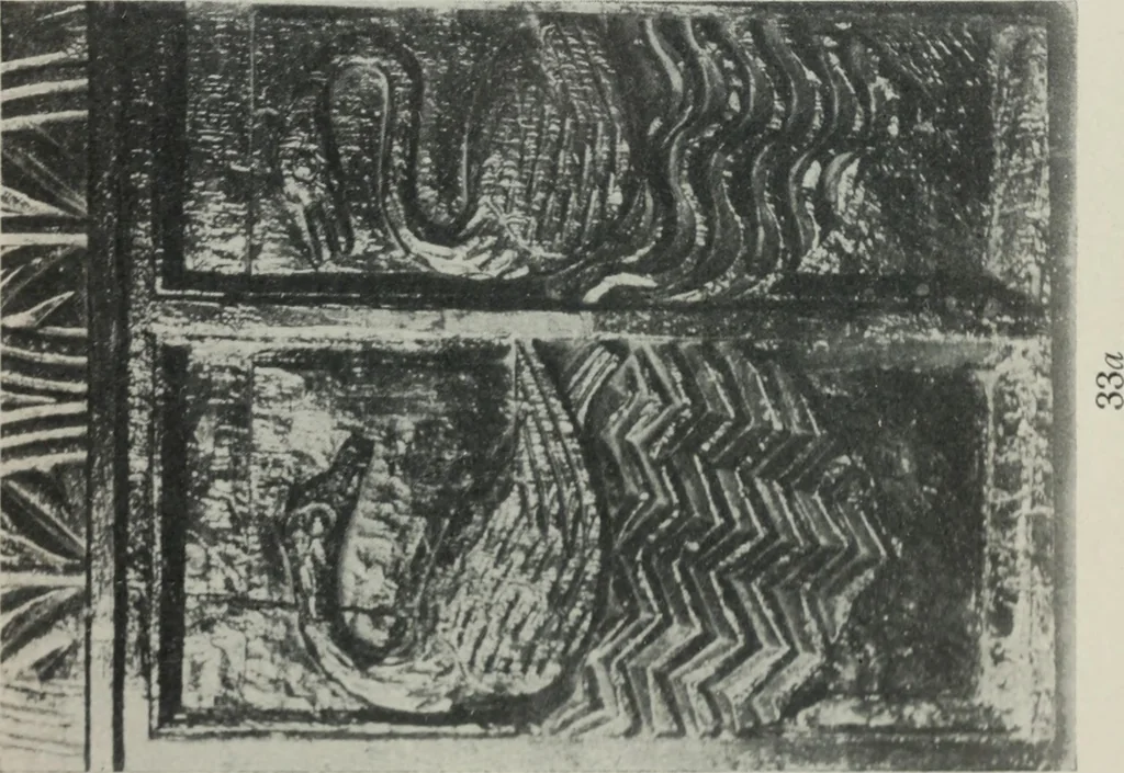 An illustration from Symbolism of animals and birds represented in English architecture, 1913, leaf 142