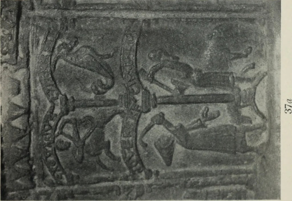An illustration from Symbolism of animals and birds represented in English architecture, 1913, leaf 158