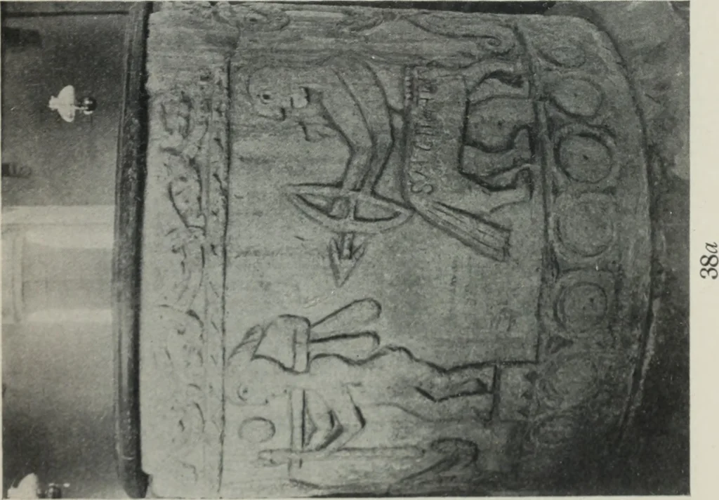 An illustration from Symbolism of animals and birds represented in English architecture, 1913, leaf 162