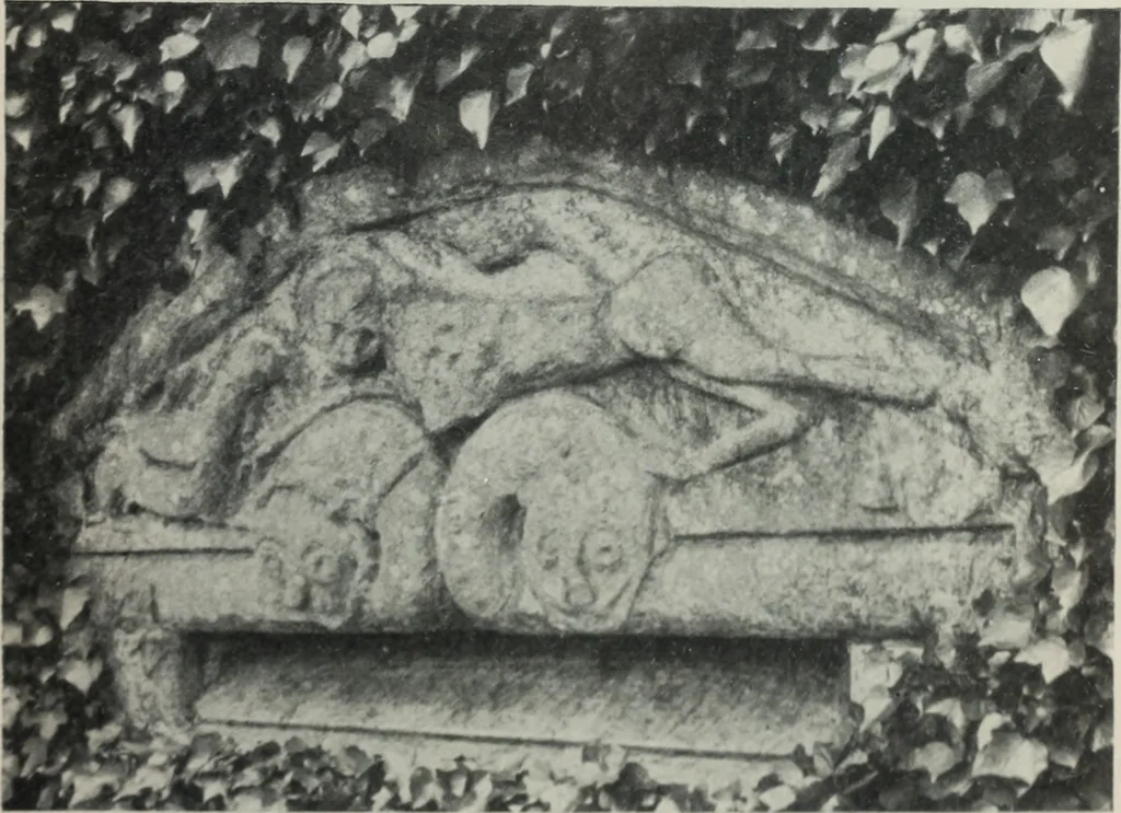 An illustration from Symbolism of animals and birds represented in English architecture, 1913, leaf 170