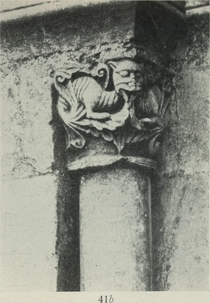An illustration from Symbolism of animals and birds represented in English architecture, 1913, leaf 174