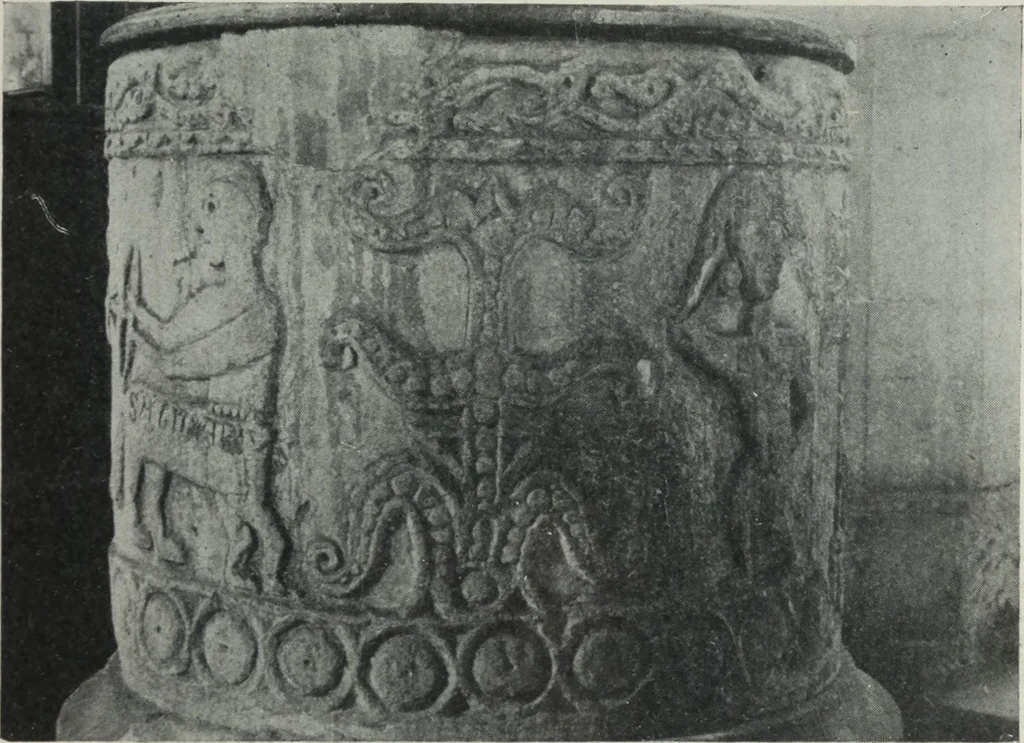 An illustration from Symbolism of animals and birds represented in English architecture, 1913, leaf 186