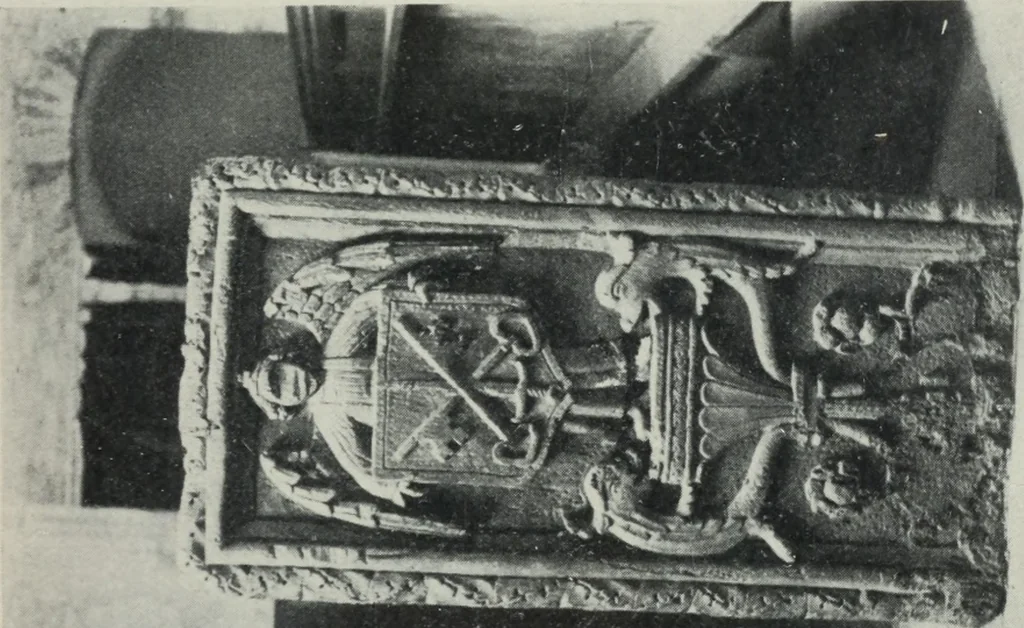 An illustration from Symbolism of animals and birds represented in English architecture, 1913, leaf 194